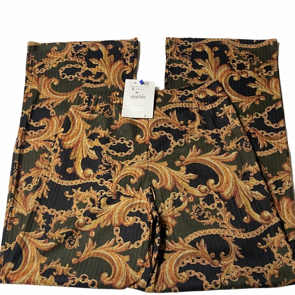 Zara Ribbed Textured Pant NWT Small - Picture 3 of 7